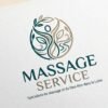 Logo Massage Service - Bien-être & Relaxation